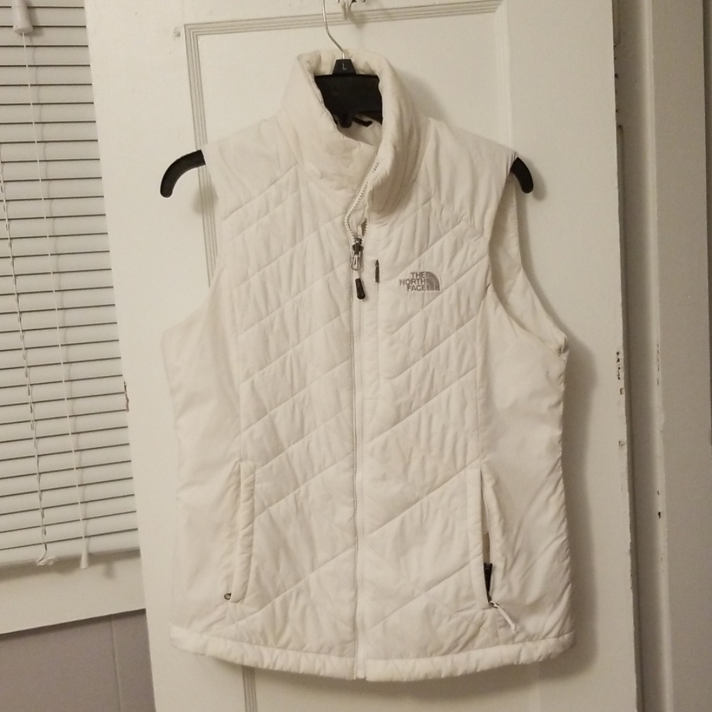 North Face White Vest